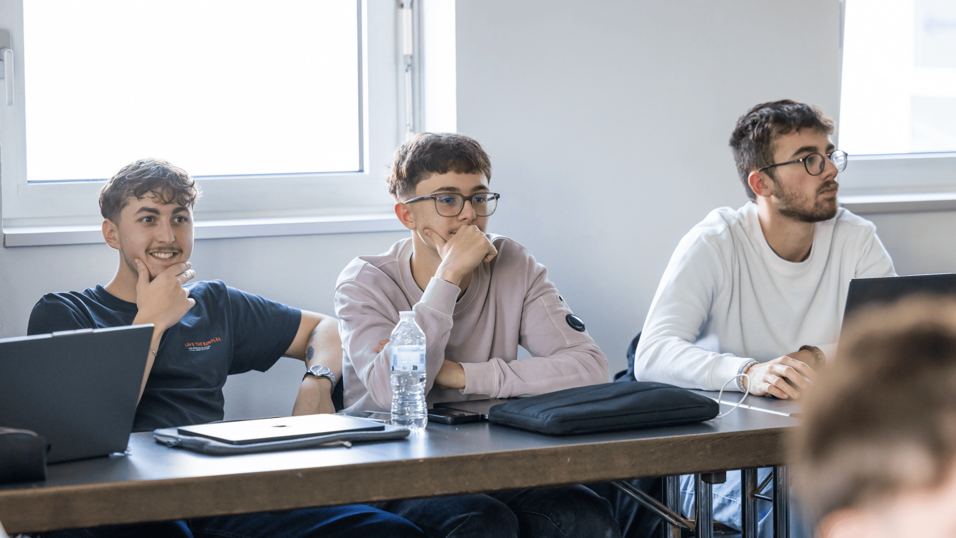 étudiants en BAC+3 en cours